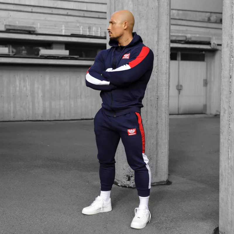 Pantaloni pentru bărbați Iron Aesthetics Tricolora, navy-3