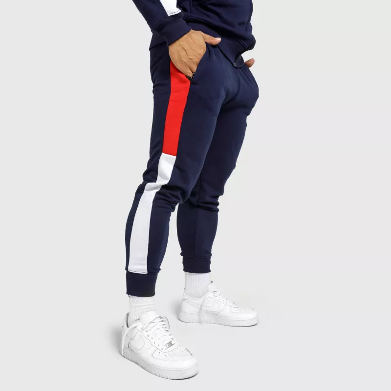 Set de trening pentru bărbați Iron Aesthetics Tricolora, navy-8