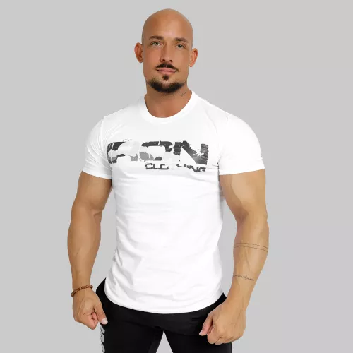 Tricou UltraSoft Iron Camo Style, alb