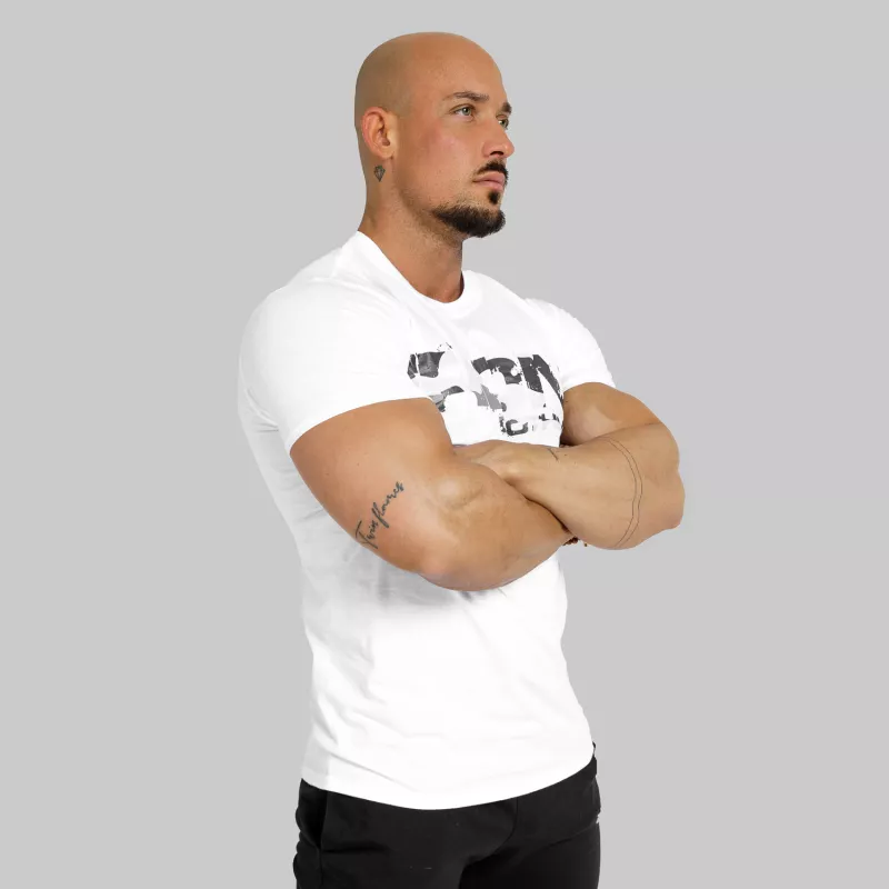 Tricou UltraSoft Iron Camo Style, alb-3