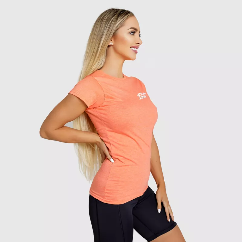 Tricou fitness pentru femei Iron Aesthetics Fit, portocaliu-3