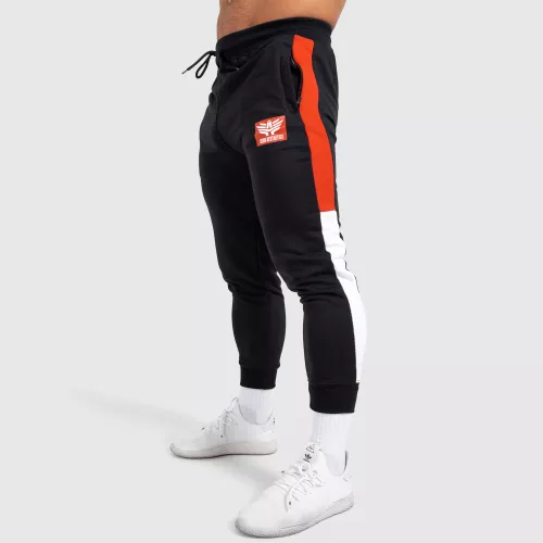 Pantaloni de trening Jogger Iron Aesthetics Tricolora, negri
