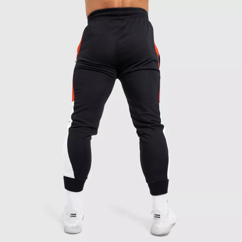Pantaloni de trening Jogger Iron Aesthetics Tricolora, negri-4