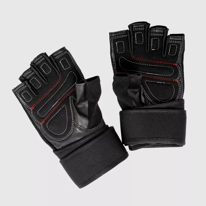 Mănuși fitness Iron Aesthetics Leather Beast, gri-5