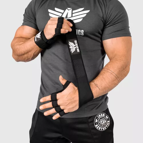 Mănuși fitness Iron Aesthetics Crossfit, negre