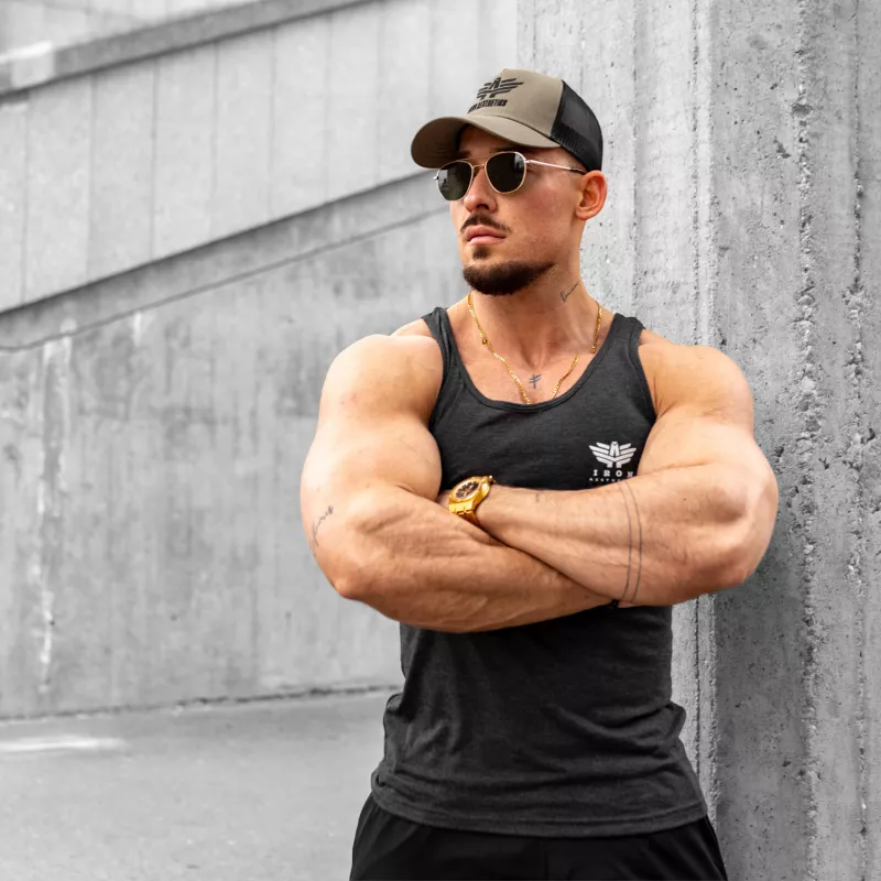 Șapcă pentru bărbați Iron Aesthetics Boost, green/black-4