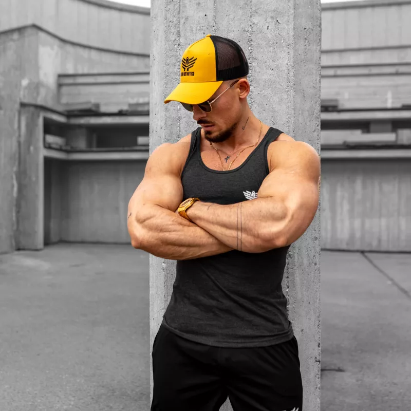 Șapcă pentru bărbați Iron Aesthetics Boost, mustard/black-6