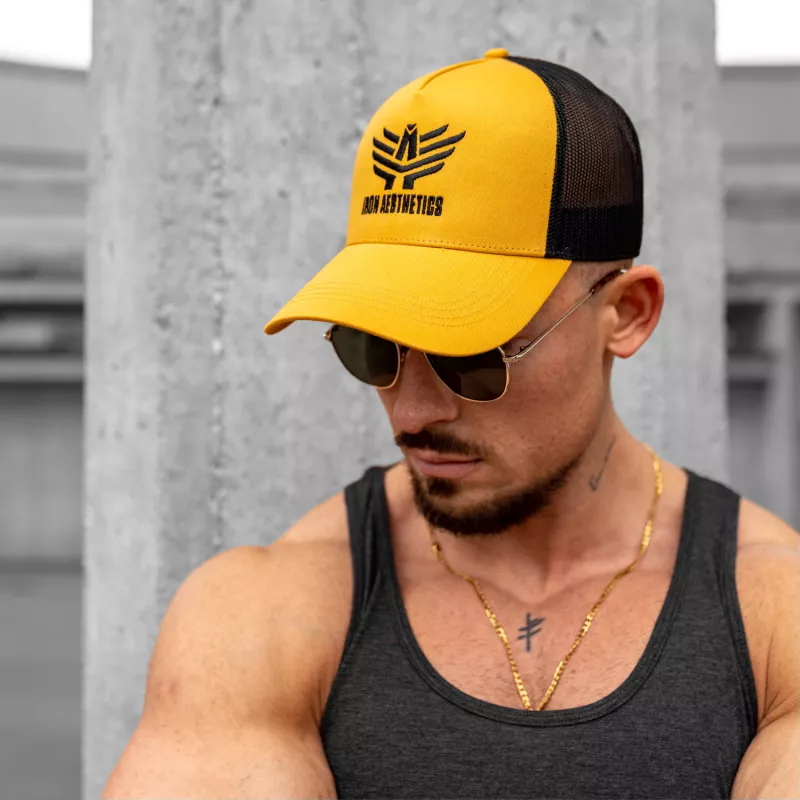 Șapcă pentru bărbați Iron Aesthetics Boost, mustard/black-2