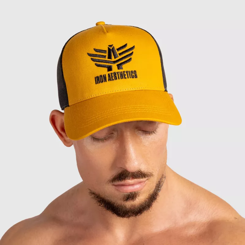 Șapcă pentru bărbați Iron Aesthetics Boost, mustard/black-4