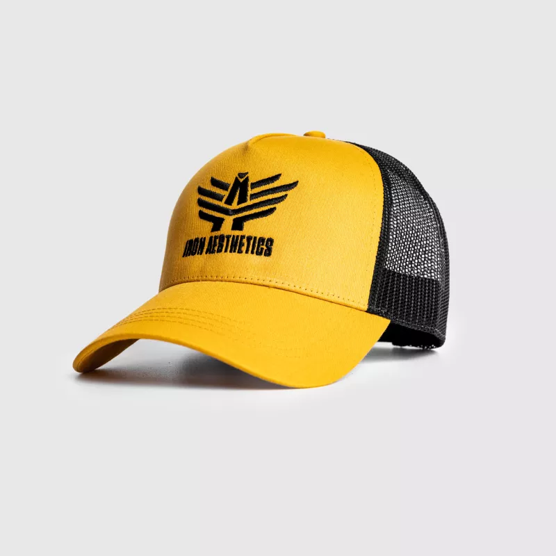Șapcă pentru bărbați Iron Aesthetics Boost, mustard/black-1