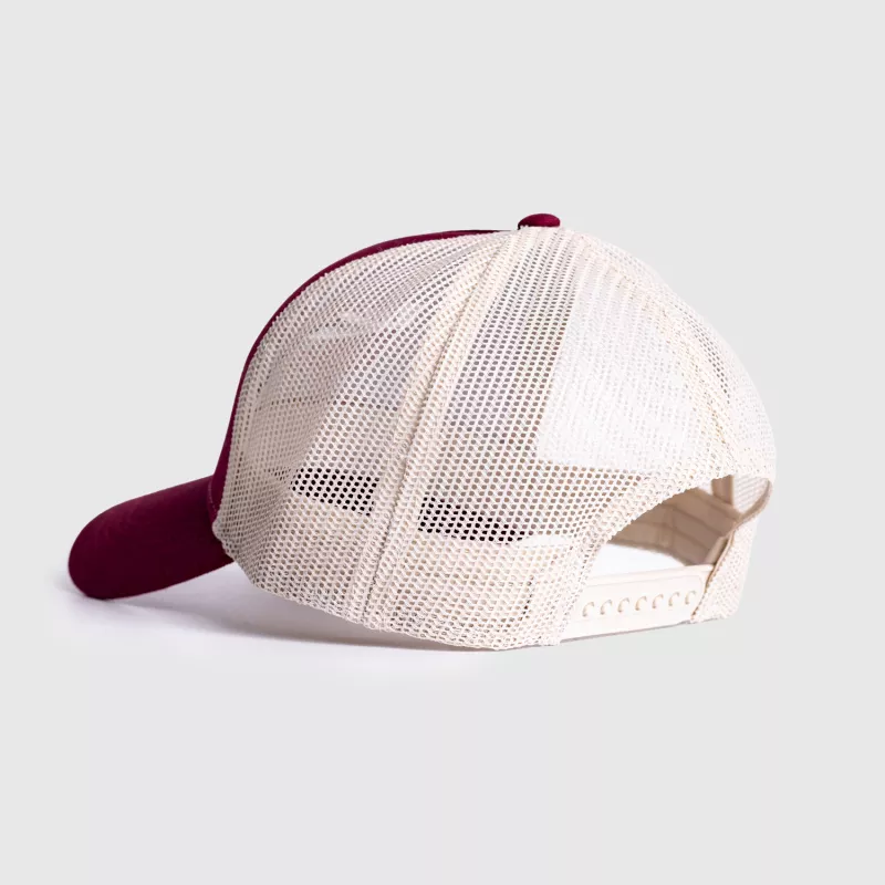 Șapca pentru bărbați Iron Aesthetics Boost, burgundy/stone-4