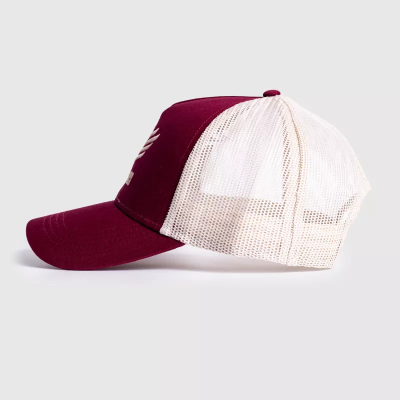 Șapca pentru bărbați Iron Aesthetics Boost, burgundy/stone-5
