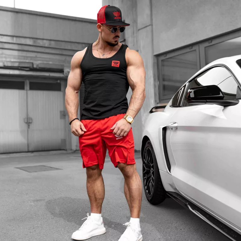 Maiou fitness pentru bărbați Iron Aesthetics Control, negru-6