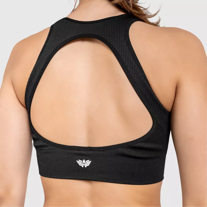 Set fitness fără cusături Iron Aesthetics Seamless Butt, negru-10