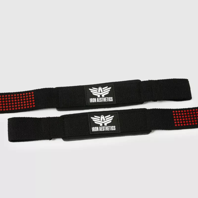 Curele cu strat anti-aderent Iron Aesthetics Grip, negre-3