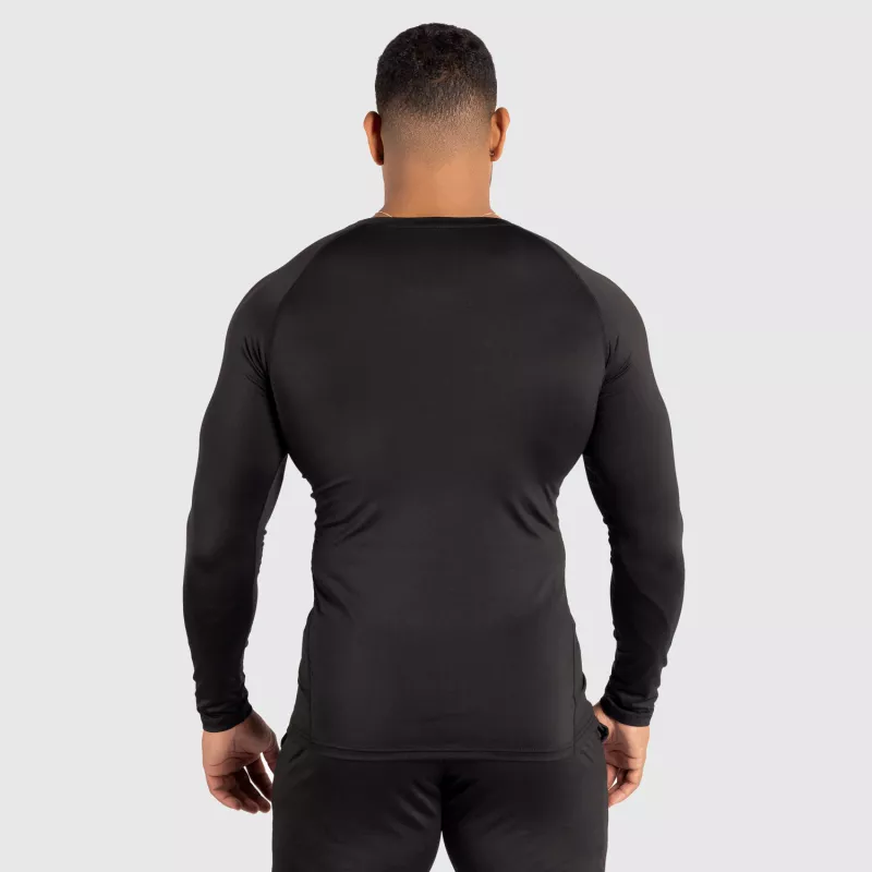 Bluză funcțională cu mânecă lungă Iron Aesthetics Reflective, neagră-9