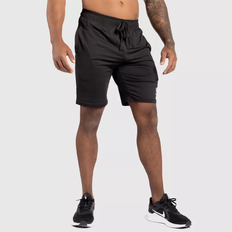 Șorturi funcționale Iron Aesthetics Reflective, negre-4