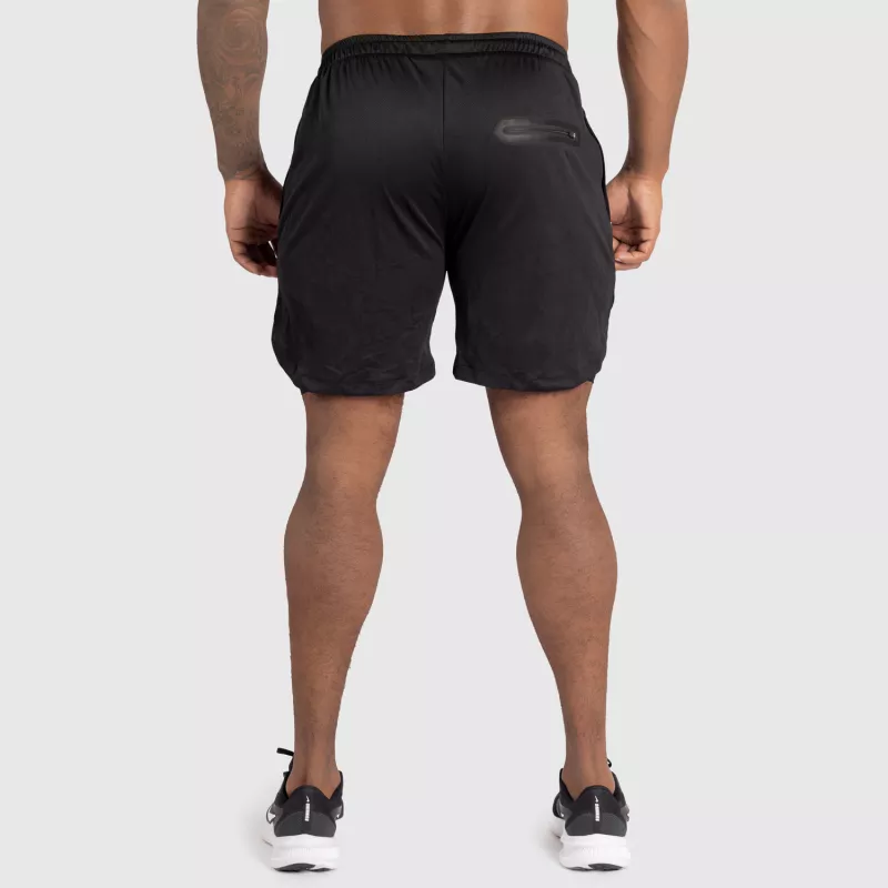 Șorturi Iron Aesthetics Stretch 2in1, negre-5
