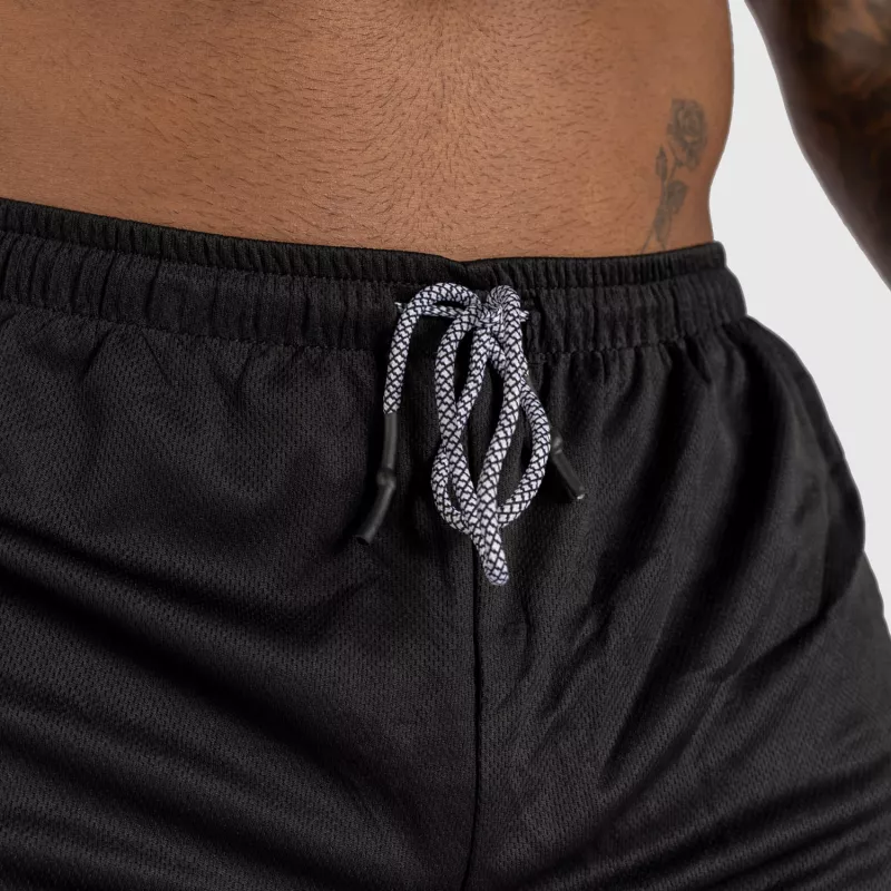 Șorturi Iron Aesthetics Stretch 2in1, negre-9