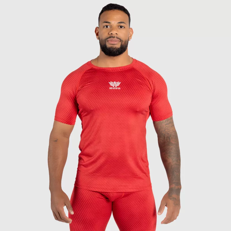 Tricou funcțional Iron Aesthetics Evolution, roșu-1