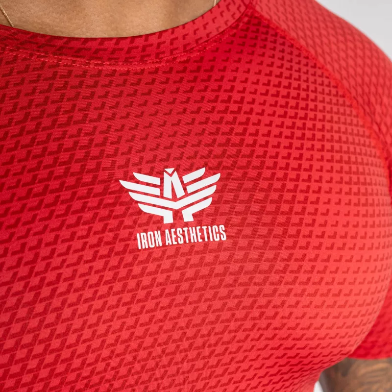 Tricou funcțional Iron Aesthetics Evolution, roșu-8