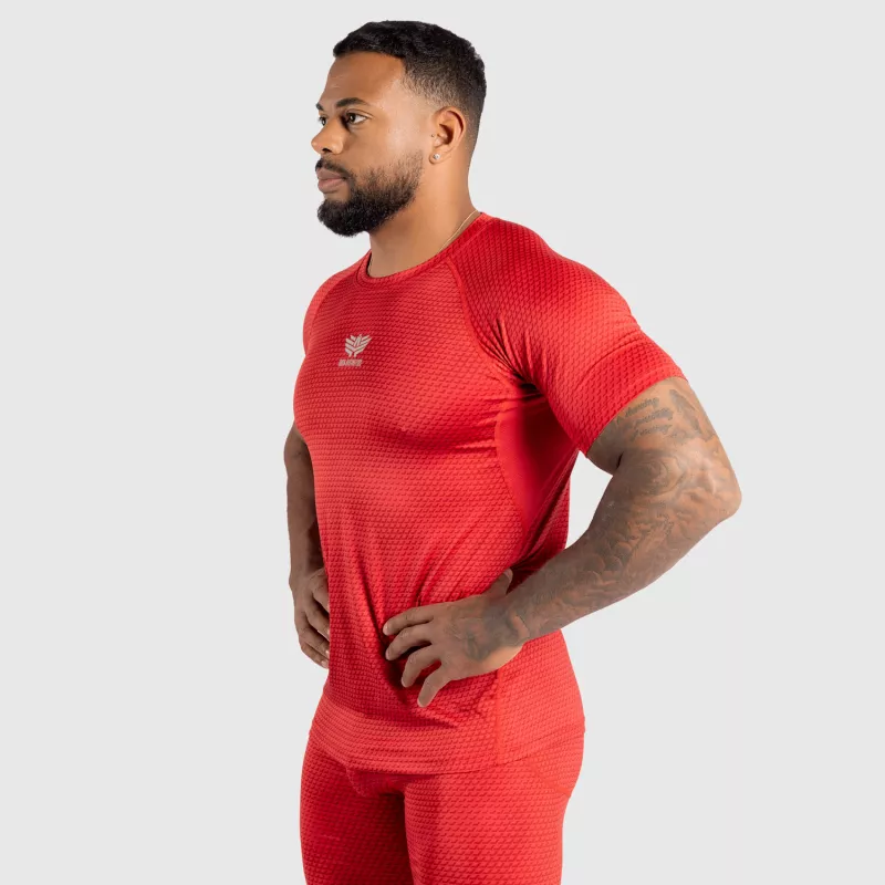 Tricou funcțional Iron Aesthetics Evolution, roșu-4