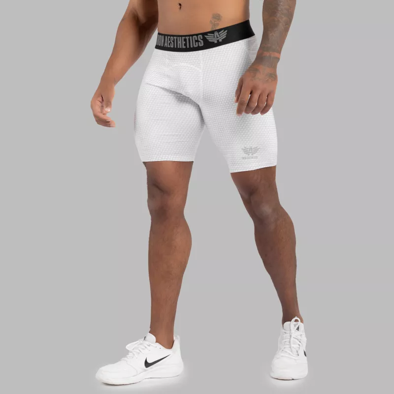 Șorturi funcționale Iron Aesthetics Evolution, albe-3