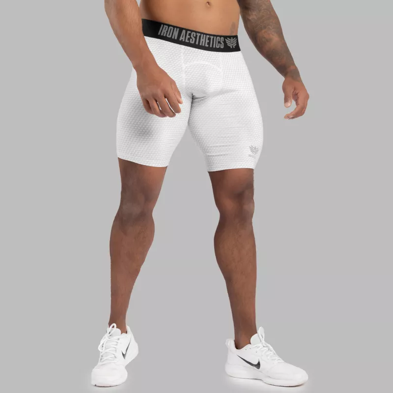 Șorturi funcționale Iron Aesthetics Evolution, albe-4