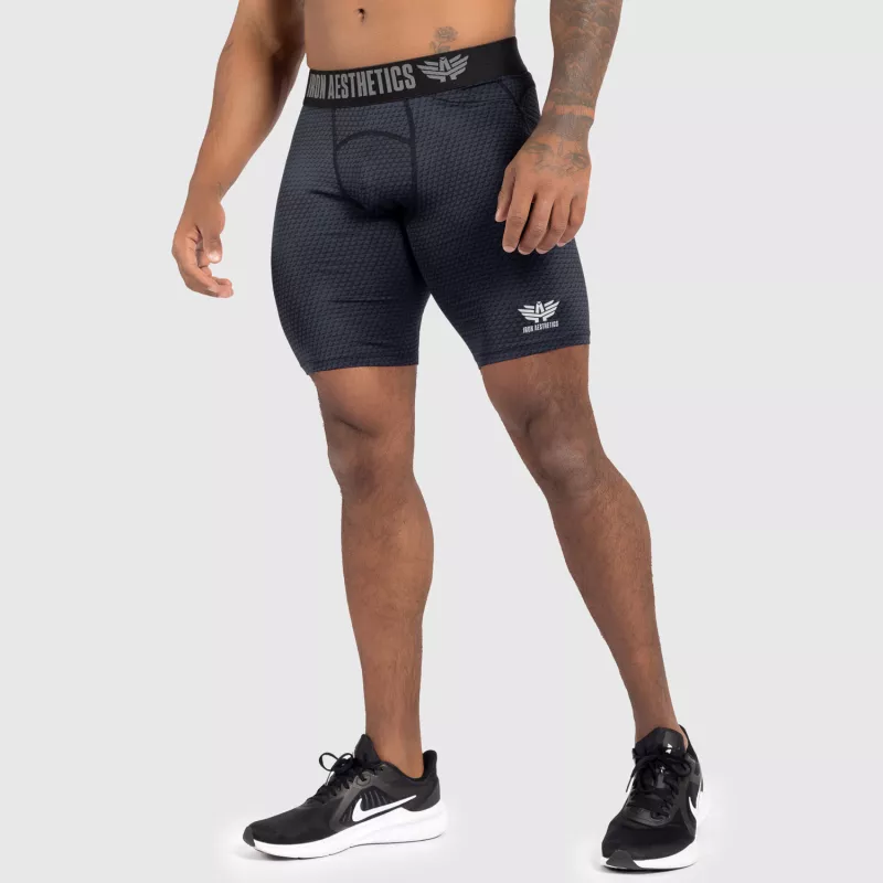 Șorturi funcționale Iron Aesthetics Evolution, negre-3
