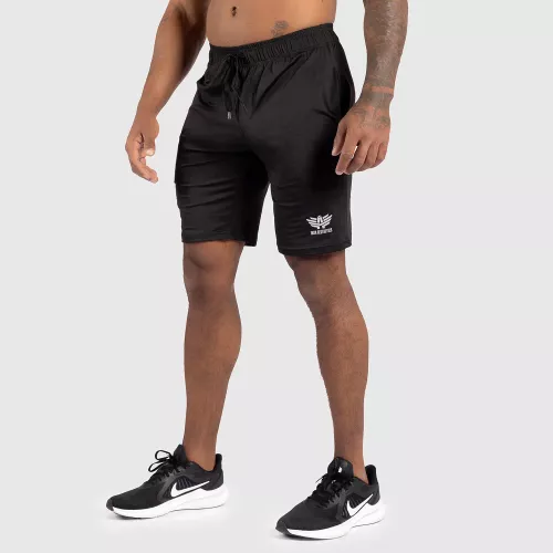 Șorturi funcționale Iron Aesthetics Reflective, negre