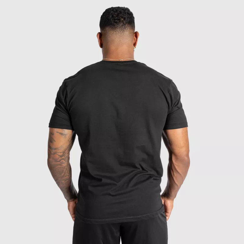 Tricou fitness pentru bărbați Iron Aesthetics Glam, negru-5