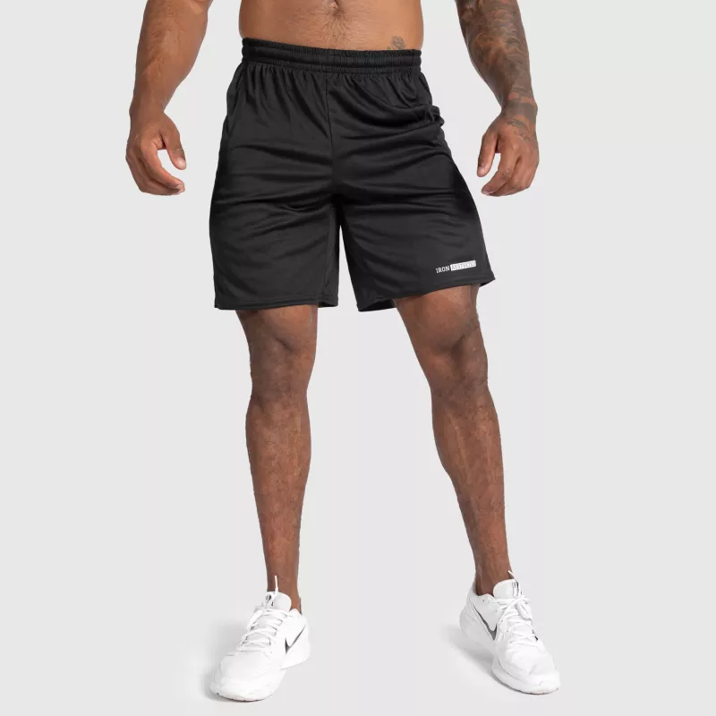 Pantaloni scurți funcționali bărbați Iron Aesthetics Regym, negri-3