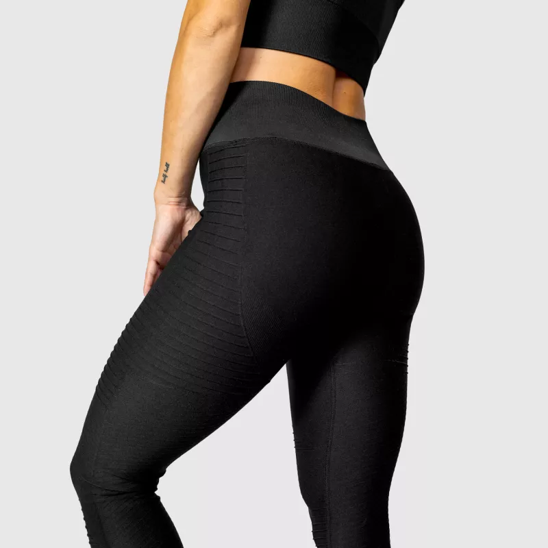 Colanți fără cusături Iron Aesthetics Dynamic, negri-3