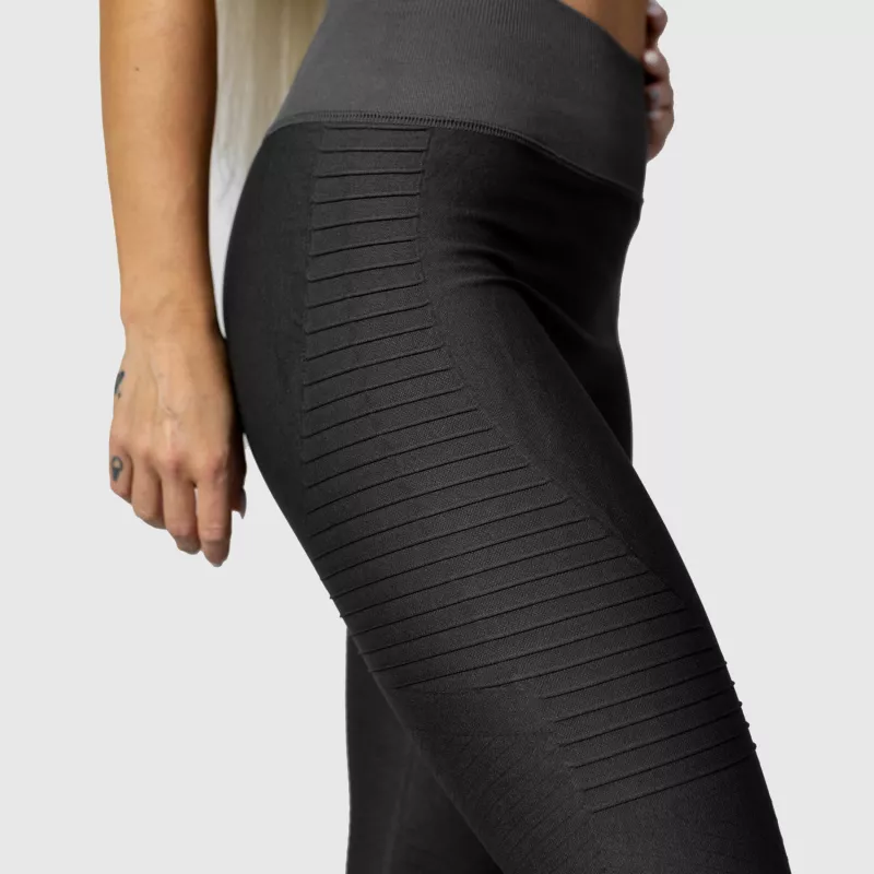 Colanți fără cusături Iron Aesthetics Dynamic, gri-3