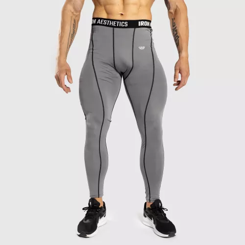 Colanți sport pentru bărbați Iron Aesthetics Dry Cool, gri