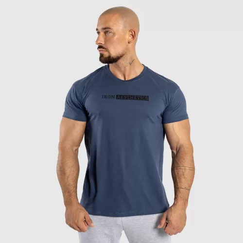 Tricou fitness bărbați Gym, albastru