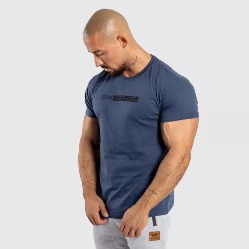 Tricou fitness bărbați Gym, albastru