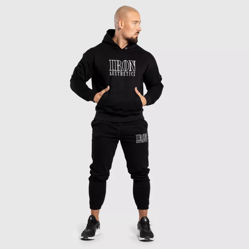 Hanorac pentru bărbați Iron Aesthetics Swaggie, negru-10
