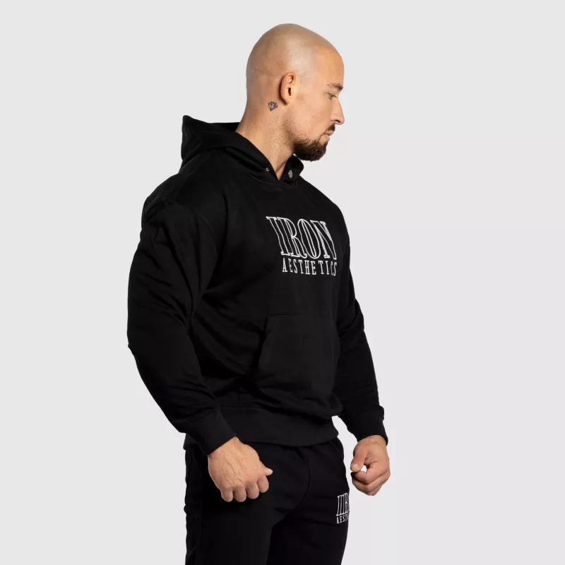 Hanorac pentru bărbați Iron Aesthetics Swaggie, negru-3