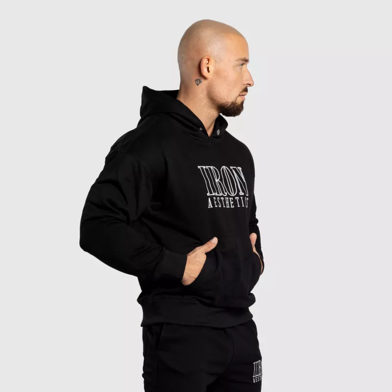 Hanorac pentru bărbați Iron Aesthetics Swaggie, negru-5
