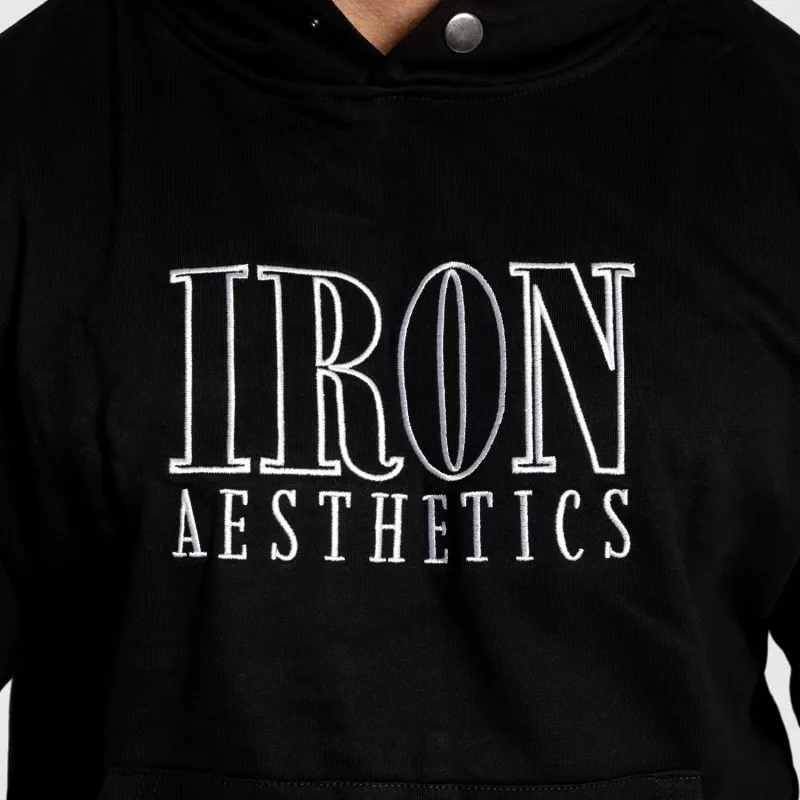 Hanorac pentru bărbați Iron Aesthetics Swaggie, negru-8